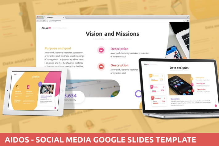 Aidos - Social Media Google Slides Template