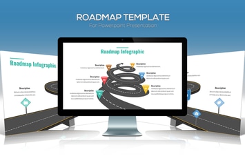 Roadmap Template For Powerpoint Presentation