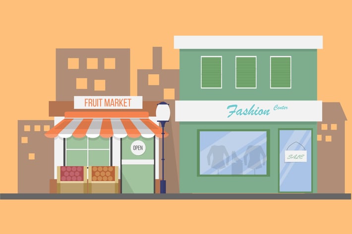 Market - Illustration Background