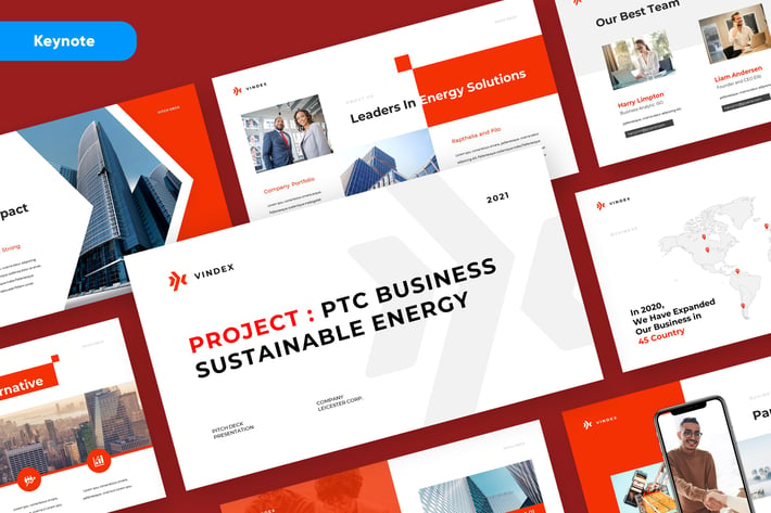 VINDEX - Business Pitch Keynote Template