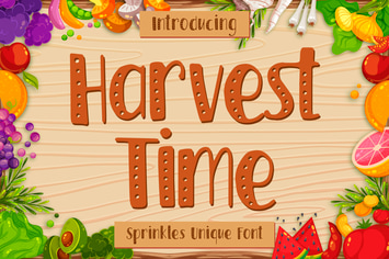 Harvest Time – Sprinkles Font