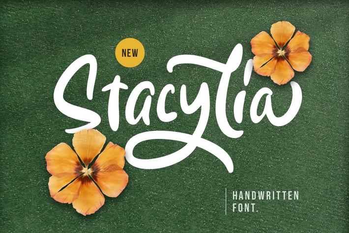 Stacylia - Handwritten Font