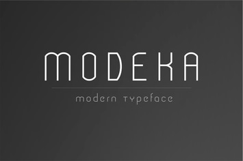 Modeka - Modern Font