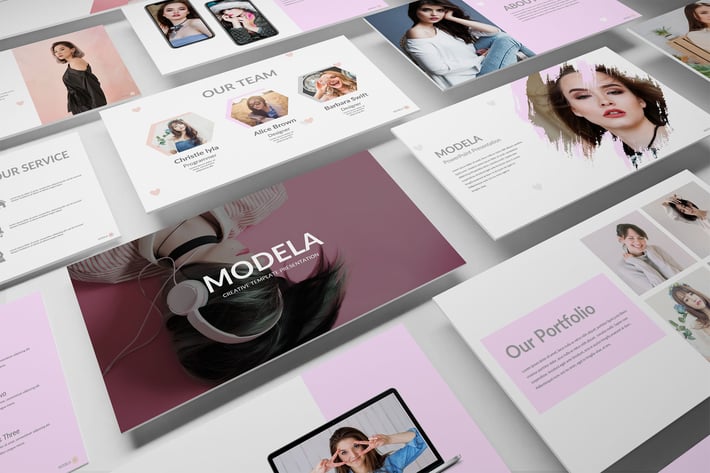 MODELA – Creative Business PowerPoint Template