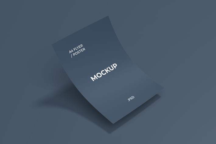 A4 Flyer Mockup