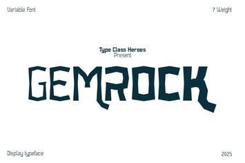 Gemrock Font Family
