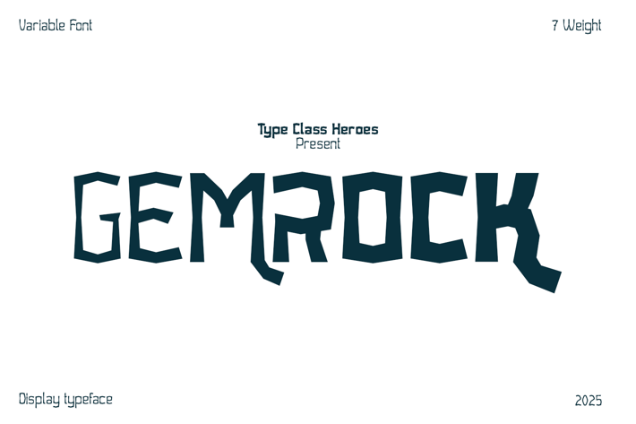 Gemrock Font Family