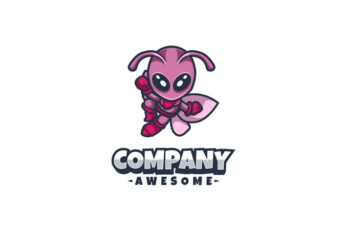 Butterfly Logo Mascot