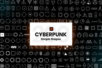 Cyberpunk Simple Shapes
