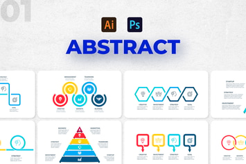 Abstract Infographics Set. Part 01