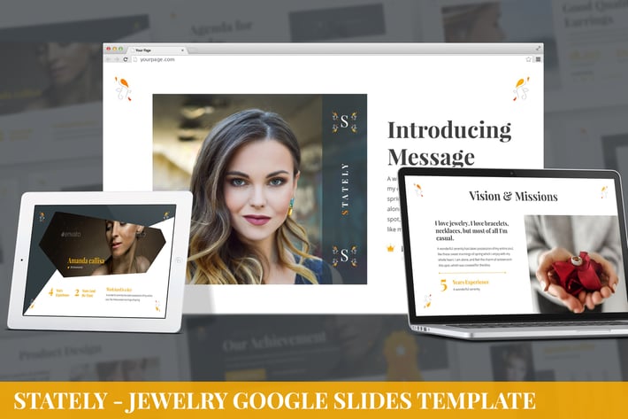 Stately - Jewelry Google Slides Template