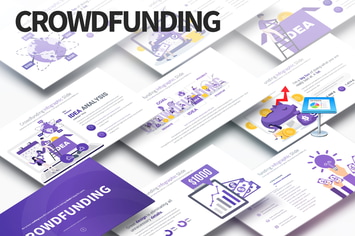 Crowdfunding - Keynote Infographics Slides