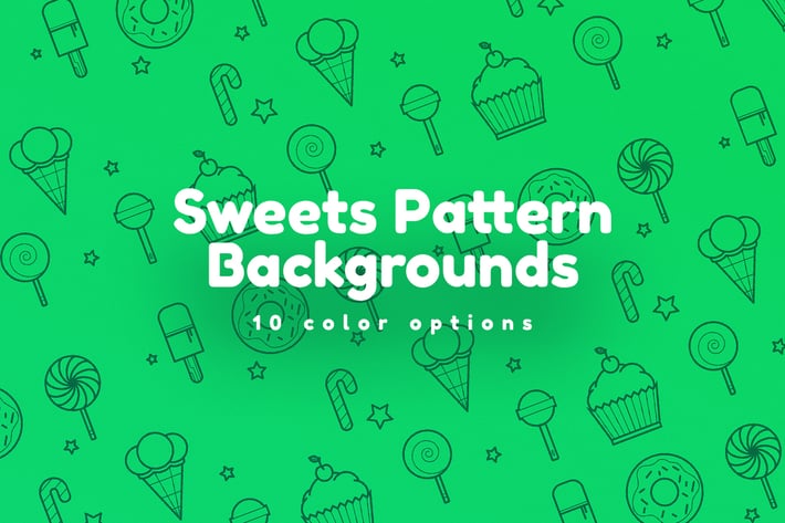 Sweets Pattern Backgrounds