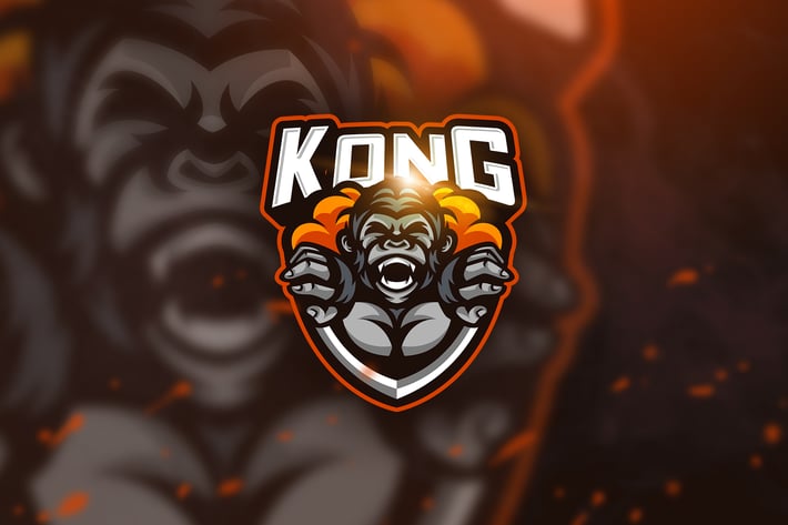 Kong Scream - Mascot & Esport Logo