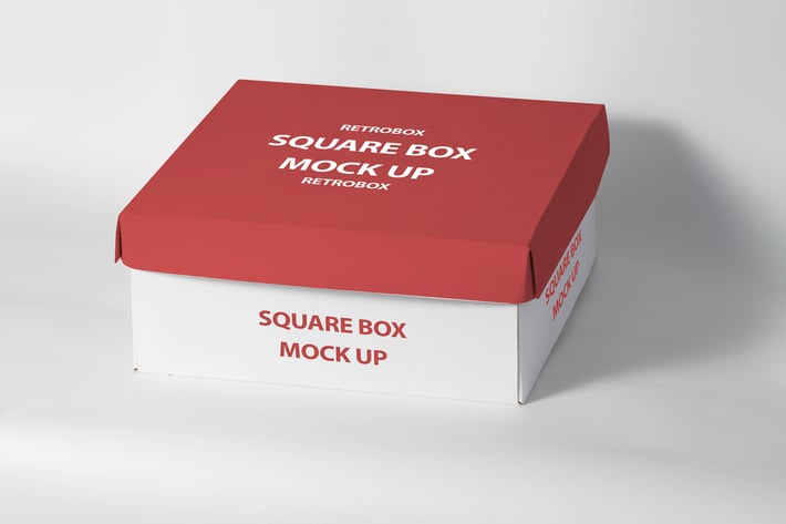 Square Box Mock Up