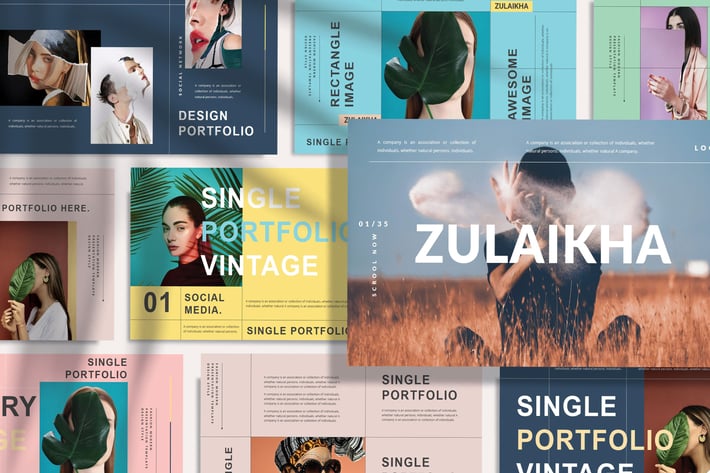 ZULAIKHA - Modern Fashion Powerpoint Template