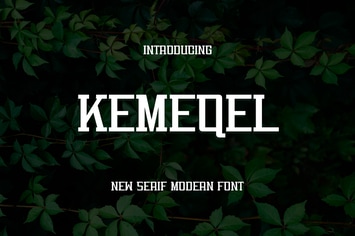 Kemeqel Font