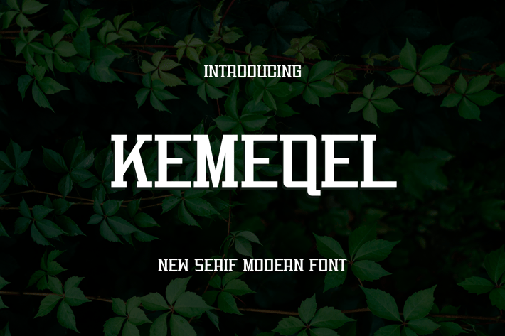 Kemeqel Font