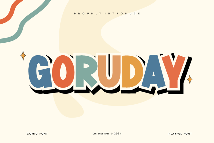 Goruday - Comic & Playful Font