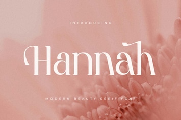 Hannah - Cute Serif Font