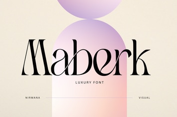 Maberk - Branding Logo Font