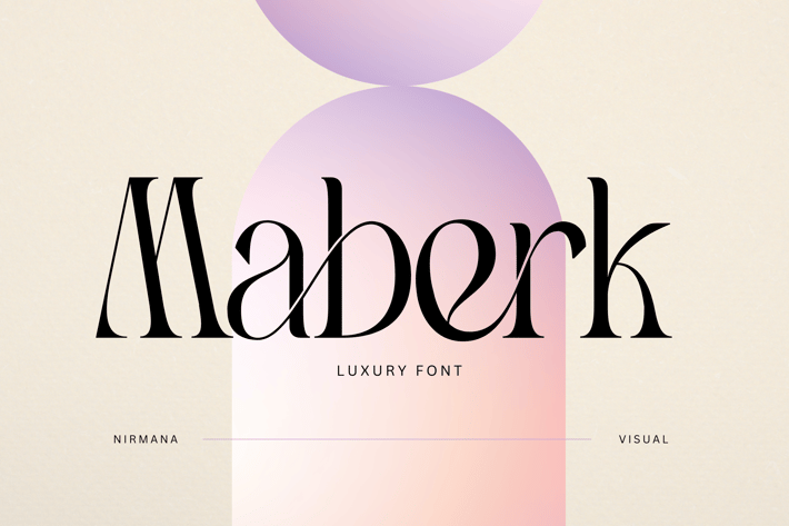 Maberk - Branding Logo Font