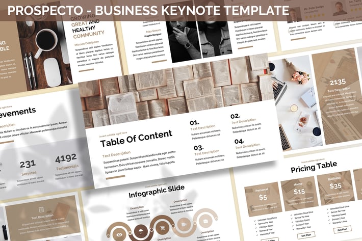 Prospecto - Business Keynote Template