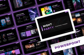 Night Party - Powerpoint Template