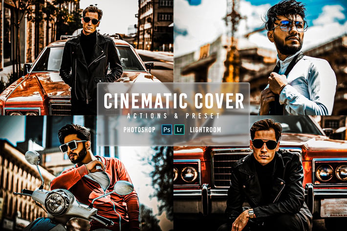 Preset & Photoshop Action Cinematic Cover