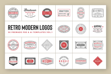 Modern Retro Logos Vol.1