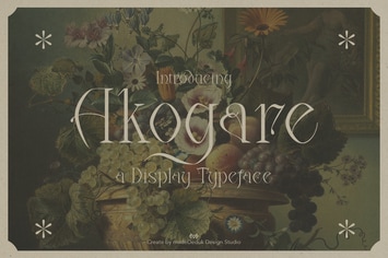Akogare Font