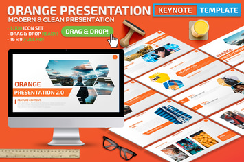Orange Keynote Presentation Template