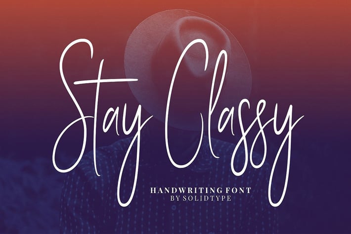 Stay Classy - Font Family