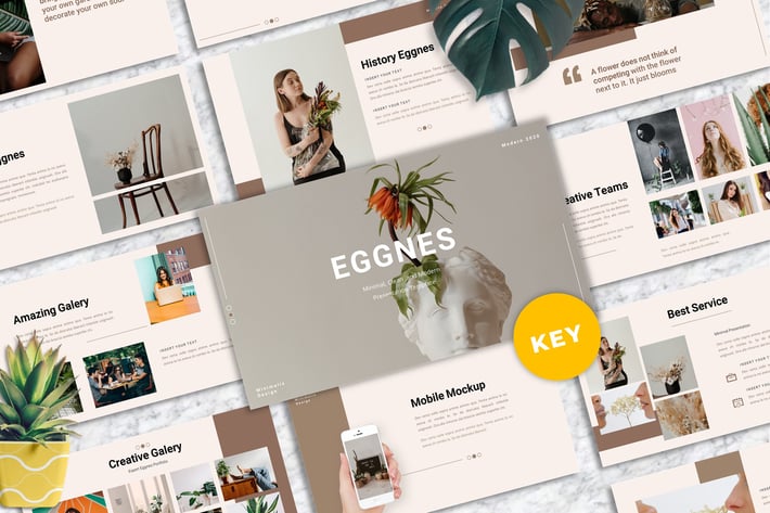 Eggnes - Clean Keynote Templates