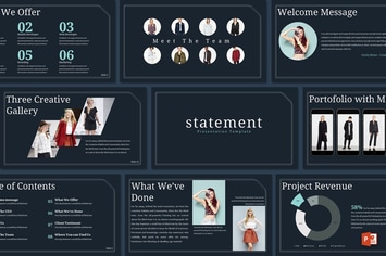Statement - Powerpoint Template