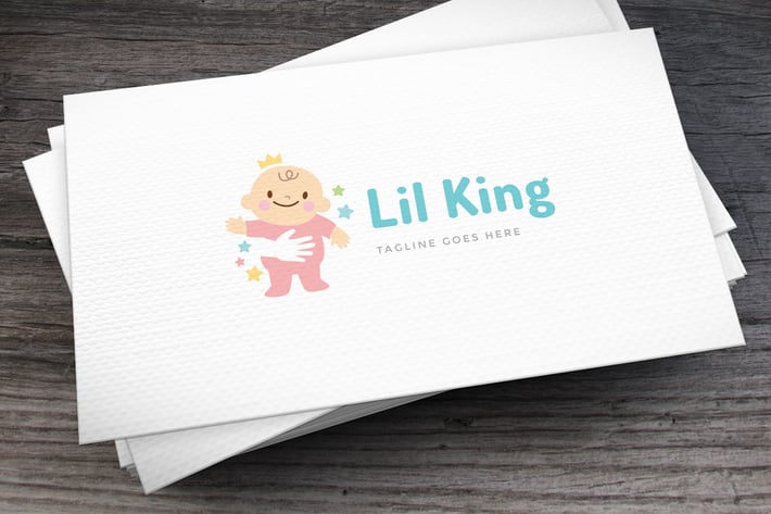 Little King Logo Template
