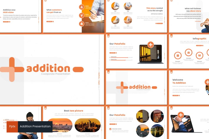 Addition - Powerpoint Template