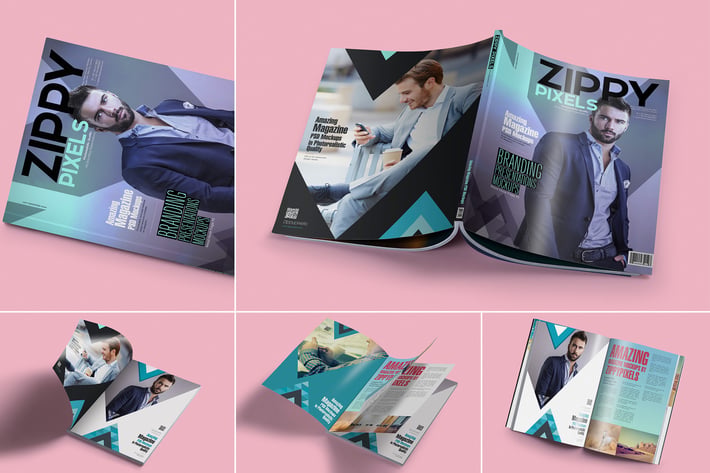 Amazing Magazine PSD Mockups