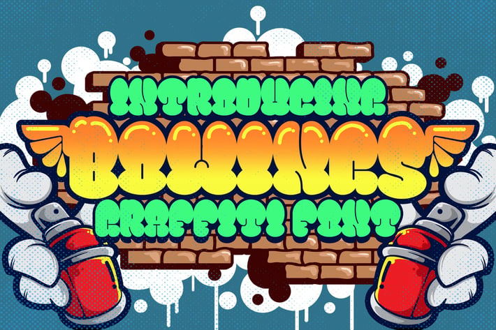 Bowings Graffiti Font