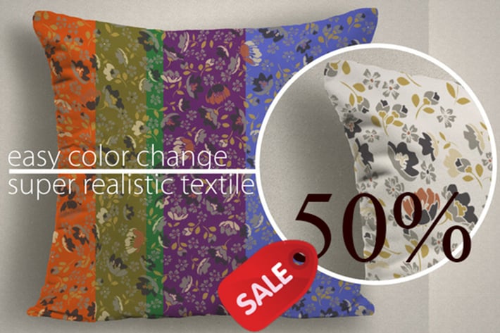 FotoRealistic cushion Mockup