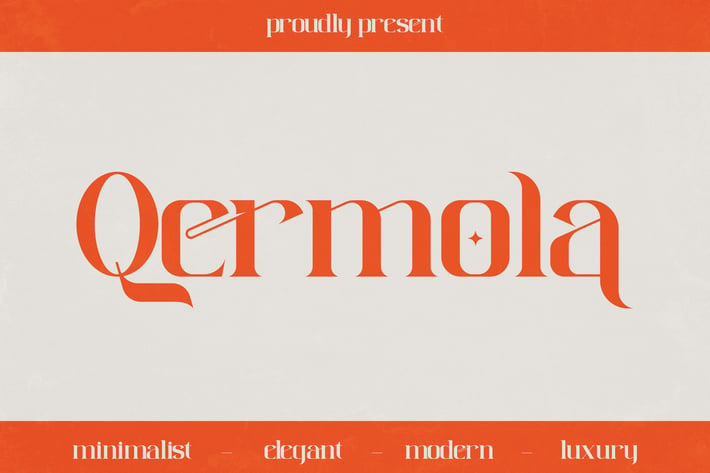 Qermola Modern Display Font