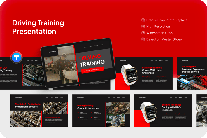Driving Training Presentation Keynote