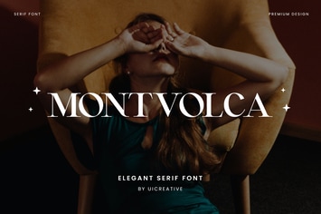 Montvolca Elegant Serif Font