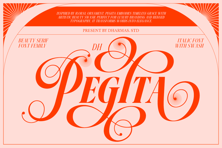 Pegita - Elegant Modern Logo Font