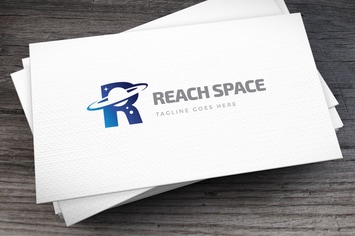 Reach Space Letter R Logo Template