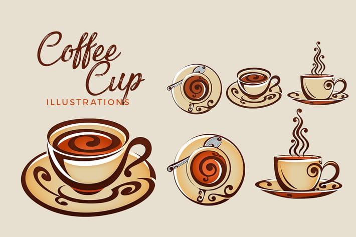 Decorative Coffee / Tea Cup