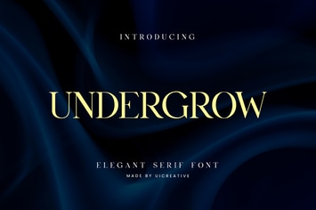 Undergrow Elegant Serif Font