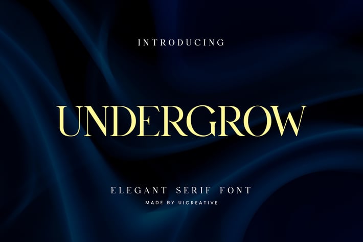 Undergrow Elegant Serif Font