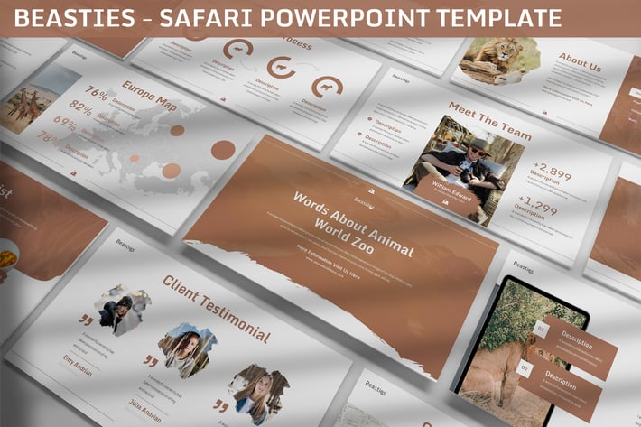 Beasties - Safari Powerpoint Template
