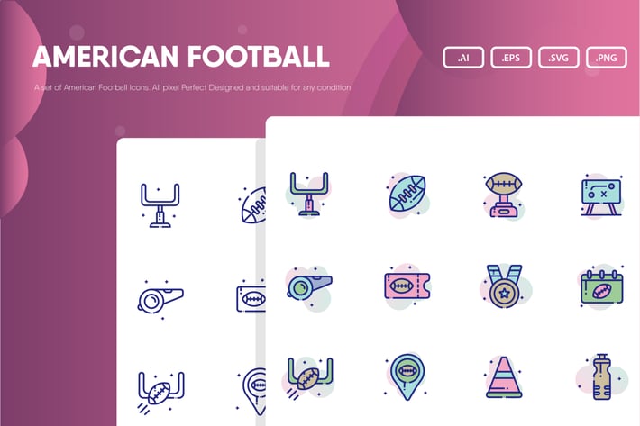 American Football Icon Pack